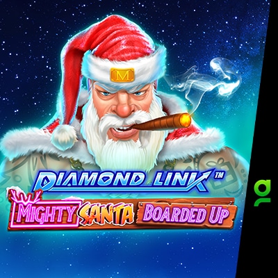 Diamond Link™: Mighty Santa Boarded Up