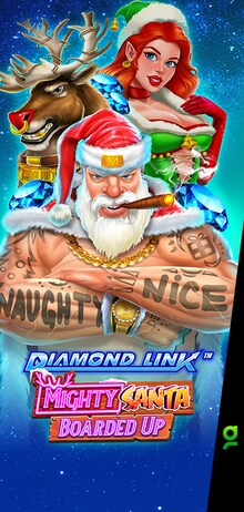 Diamond Link™: Mighty Santa Boarded Up