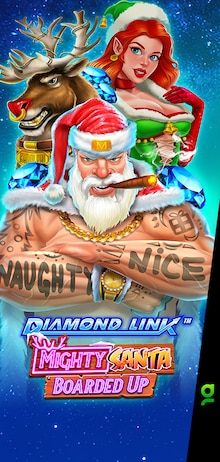 Diamond Link™: Mighty Santa Boarded Up