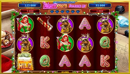 Diamond Link: Mighty Santa Boarded Up screenshot