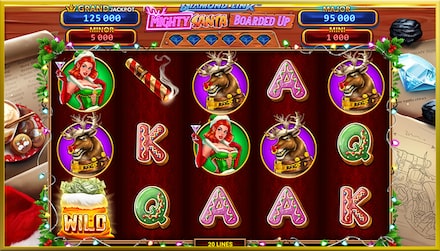 Diamond Link: Mighty Santa Boarded Up screenshot